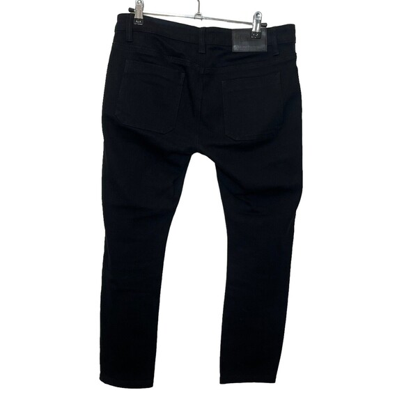 One Teaspoon Super Dupers Jeans Cropped Skinny Black Dark Wash Women’s Size 28 - Picture 4 of 12
